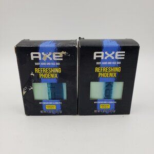 Axe Refreshing Phoenix Body, Hand and Face Bar 4.5 Oz - Lot of 2 Damaged Package
